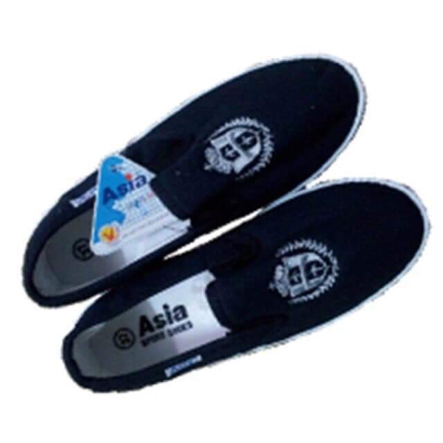 Giày Vải Cột Dây Asia  -  Giày Bảo Hộ Lao Động Dệt Vải Cho Nam, Thể Dục, Đi Bộ, Size 38/39/40/41/42/43 - Xanh Buộc Dây/Lười Bông Lúa