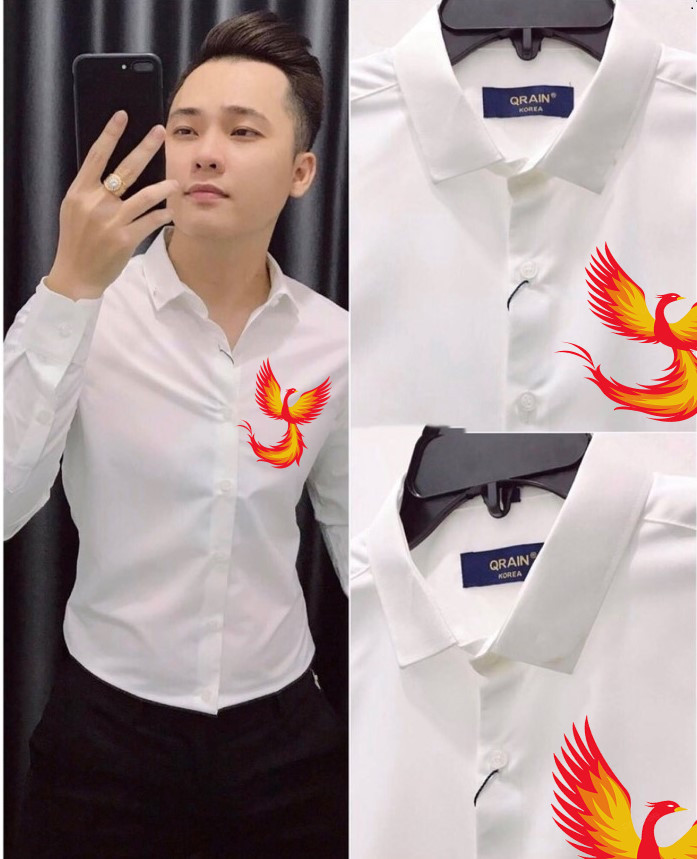 Áo sơ mi nam TRẮNG SIÊU LỊCH LÃM ĐIỂN TRAI