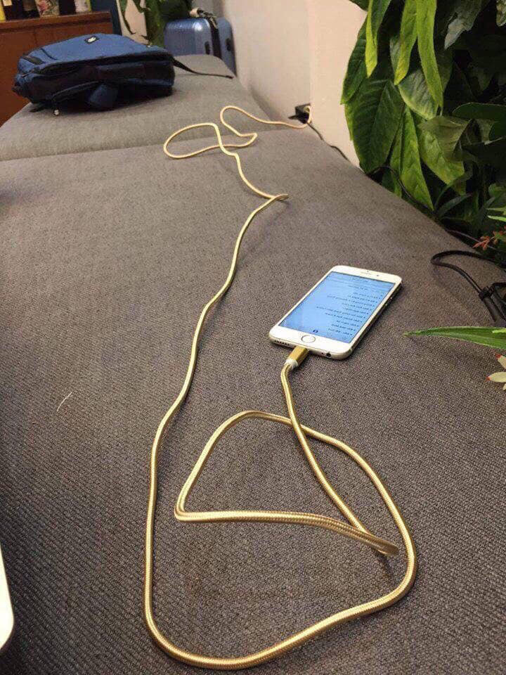 Dây sạc Android SAMSUNG OPPO... dây dù dài 3m đẹp, chất lượng, giá rẻ