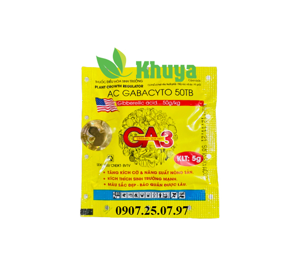 1 viên Kích thích tăng trưởng Gibber 4TB GA3 dạng viên sủi 5gr