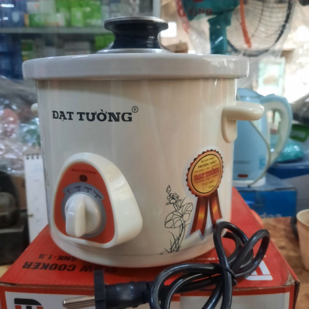 Nồi nấu chậm - kho cá - nấu cháo đạt tường 1,5l