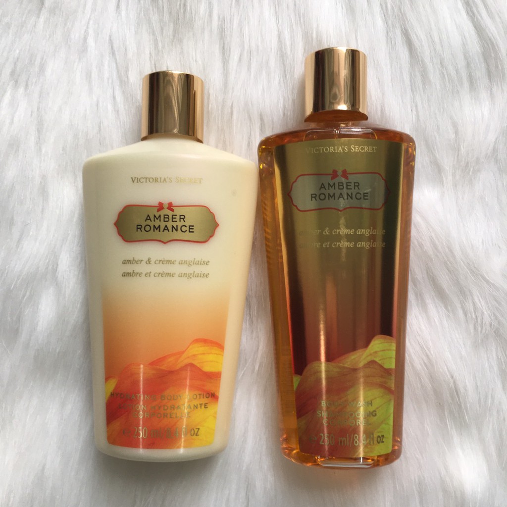 (USA, tách lẻ) Sữa tắm - Sữa Dưỡng Thể Victoria's Secret Amber Romance 250ml