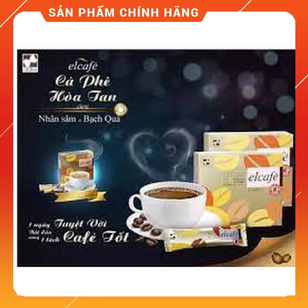 Cà phê hòa tan 5 in 1 - nhâm sâm, bạch quả tốt cho sức khỏe