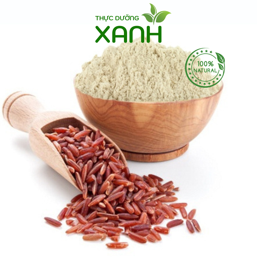 500g bột gạo lứt giảm cân nguyên chất, bột gạo lức rang tay - thực dưỡng xanh