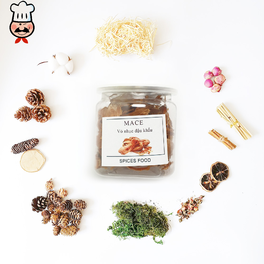 Mace - Vỏ Nhục Đậu Khấu nguyên vỏ