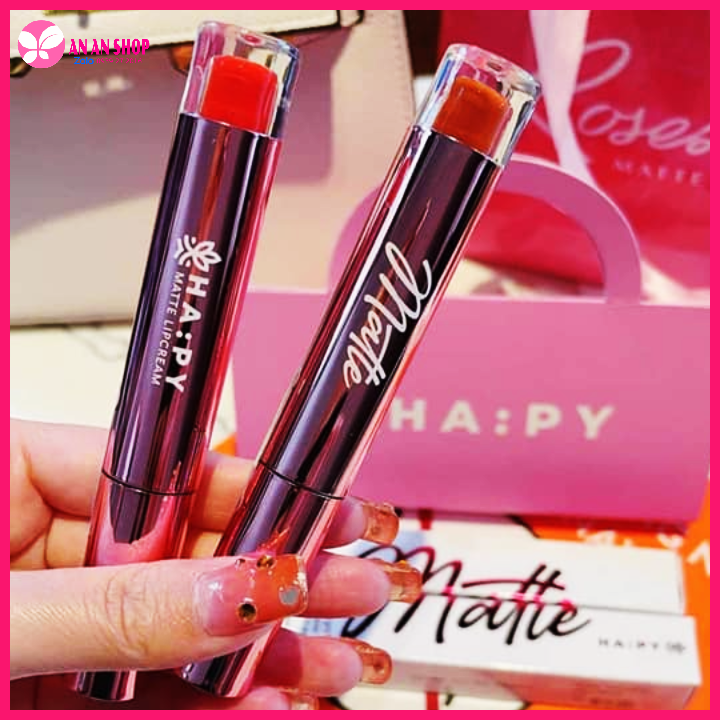 Son Kem Lì Ha:py - Son Hapy Matte Lipcream Minigarden - Màu lì bền đẹp