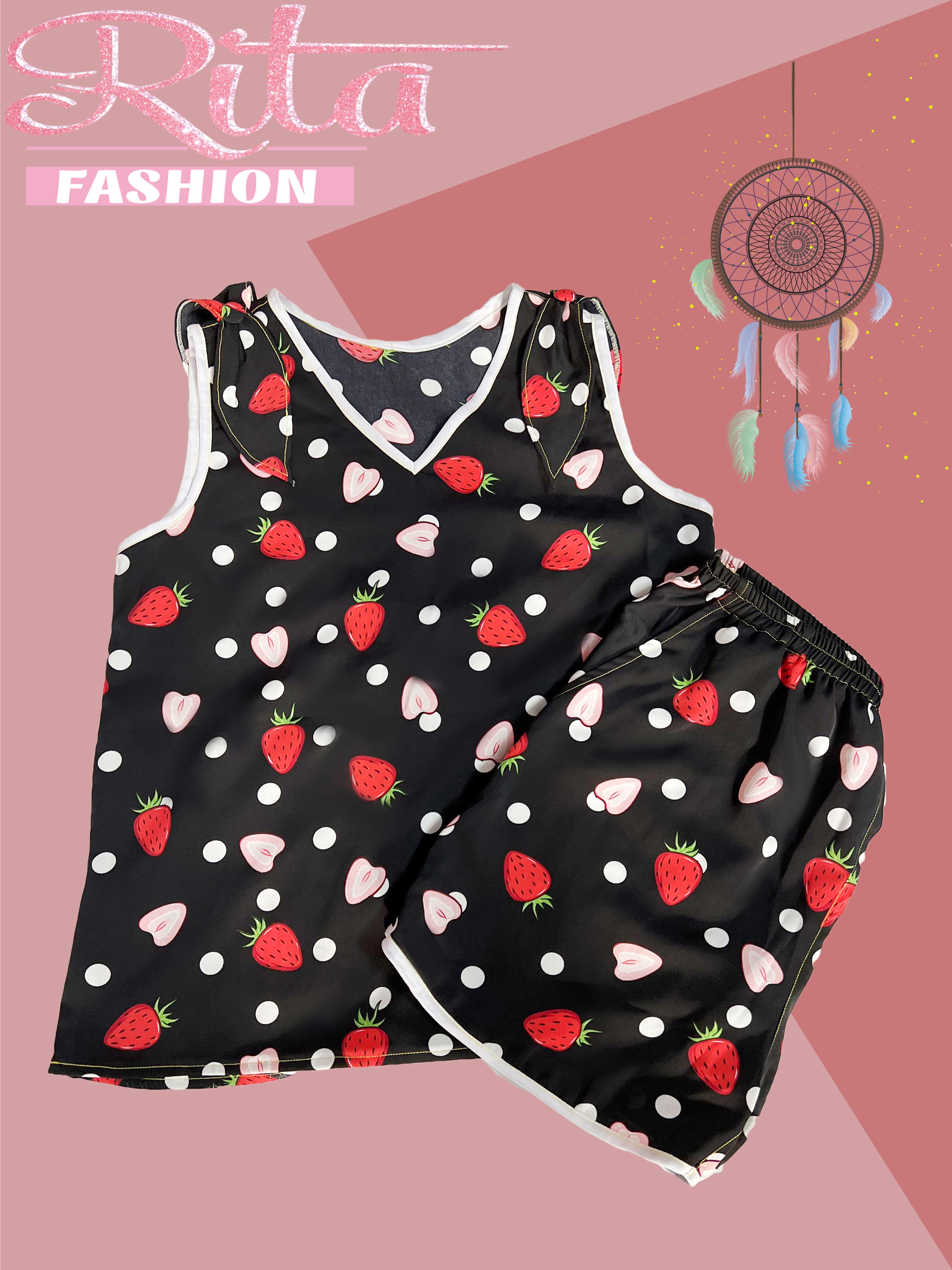 Đồ bộ mango họa tiết siêu mát