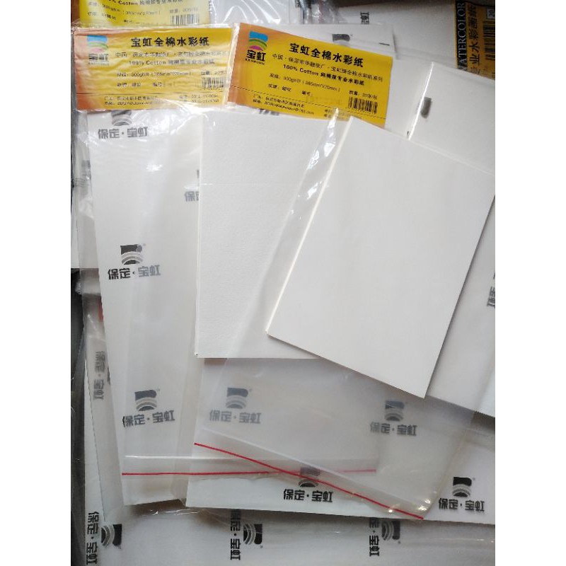 Set 10 tờ Giấy BaoHong Hot/Cold/Rough 100%  cotton