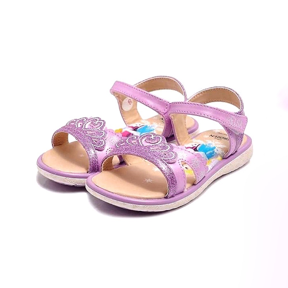 Dép Sandal Quai Hậu Trẻ Em  Bé Gái  4-10 tuổi DTG000911-TIM