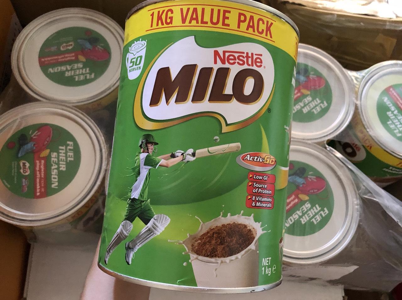 Sữa milo úc lon 1 kg