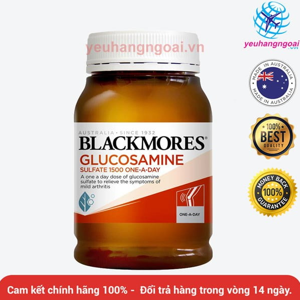 Viên Uống Blackmores Glucosamine Sulfate 1500 One-A-Day 180 viên của Úc.