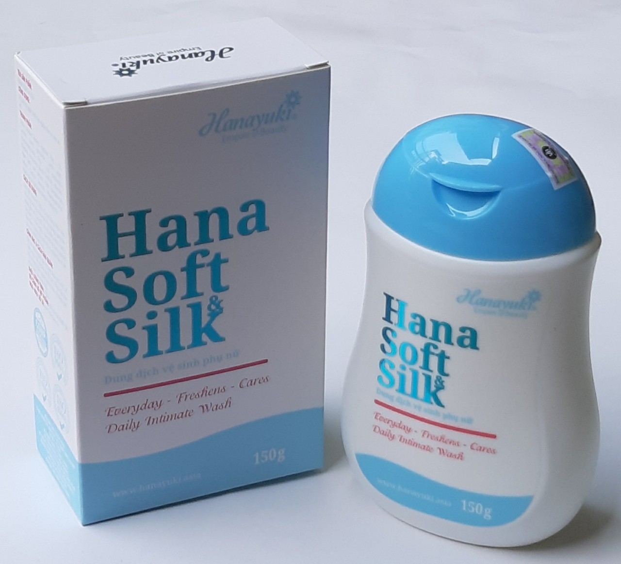 [Chính hãng 100%] Dung dịch vệ sinh nữ Hana Sof Silk, giảm thâm chế sự phát triển của vi khuẩn 150G