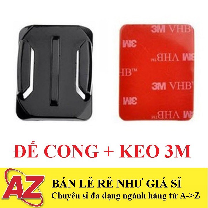 [HCM]Bộ 2 Món Keo 3M + Đế Cong Camera Hành Trình