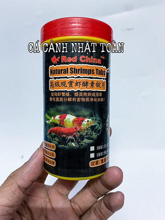 "Hoàn tiền đến 10%" THỨC ĂN CHO TÉP CẢNH RED CHINA DẠNG LÁ 100G