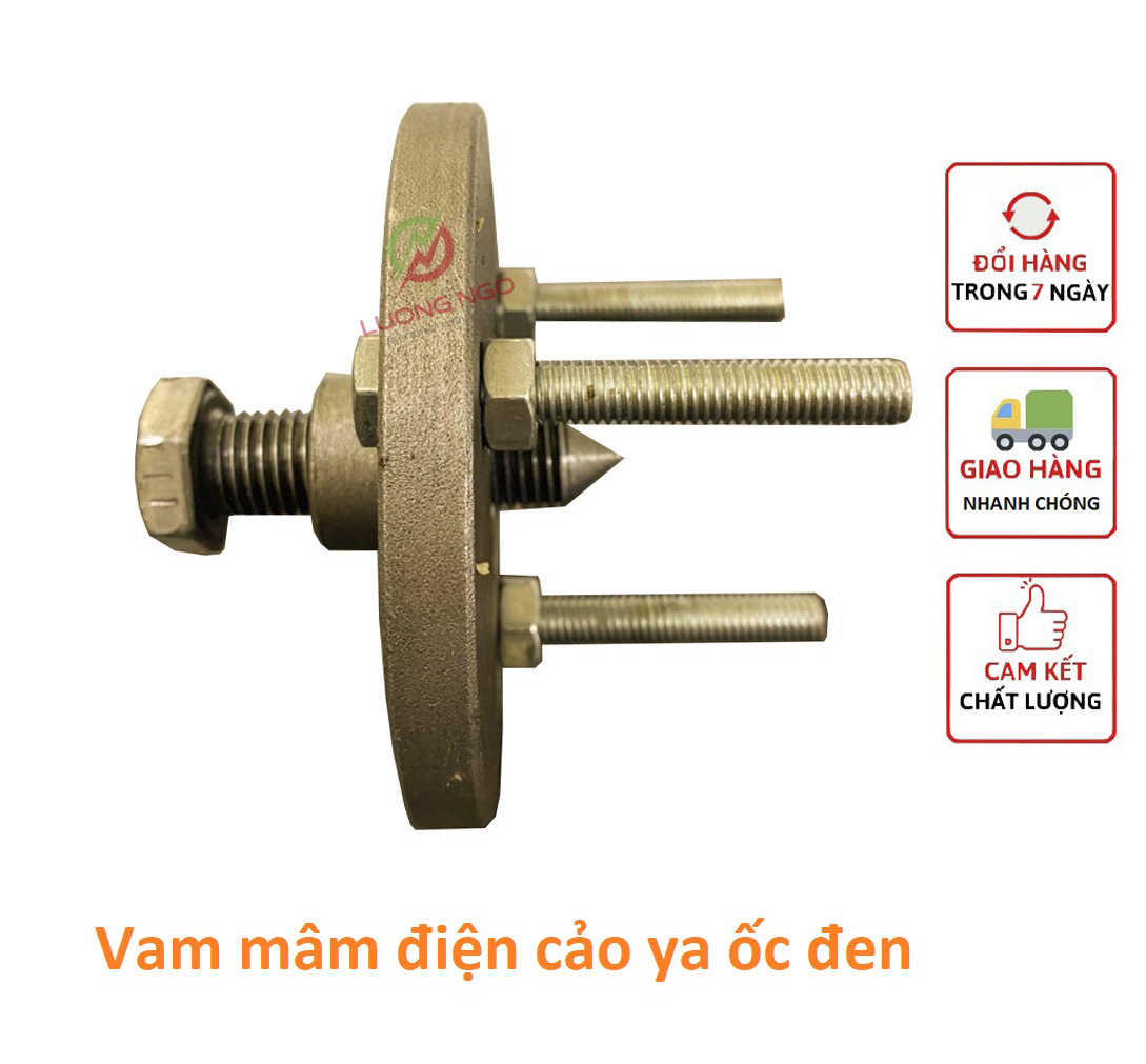 Cảo mâm điện vam ya ốc đen cao cấp