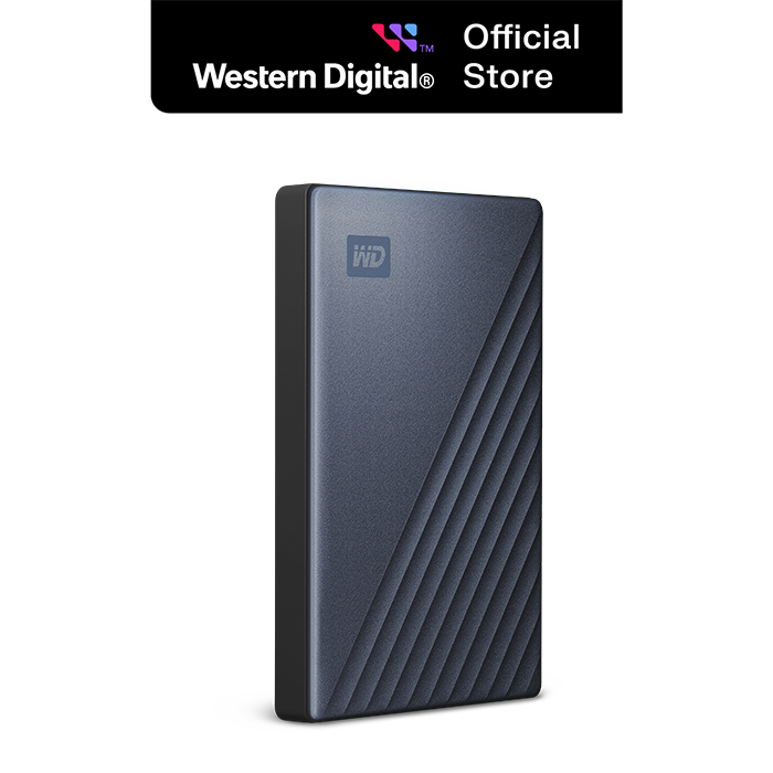 Ổ cứng di động western digital wd my passport ultra silver 2.5" usb type c 2tb - wdbc3c0020bsl