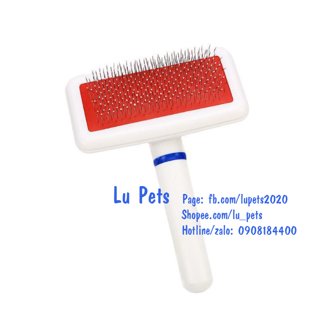 Lược chải lông cho chó mèo - Lược chải lông đầu chấm bi