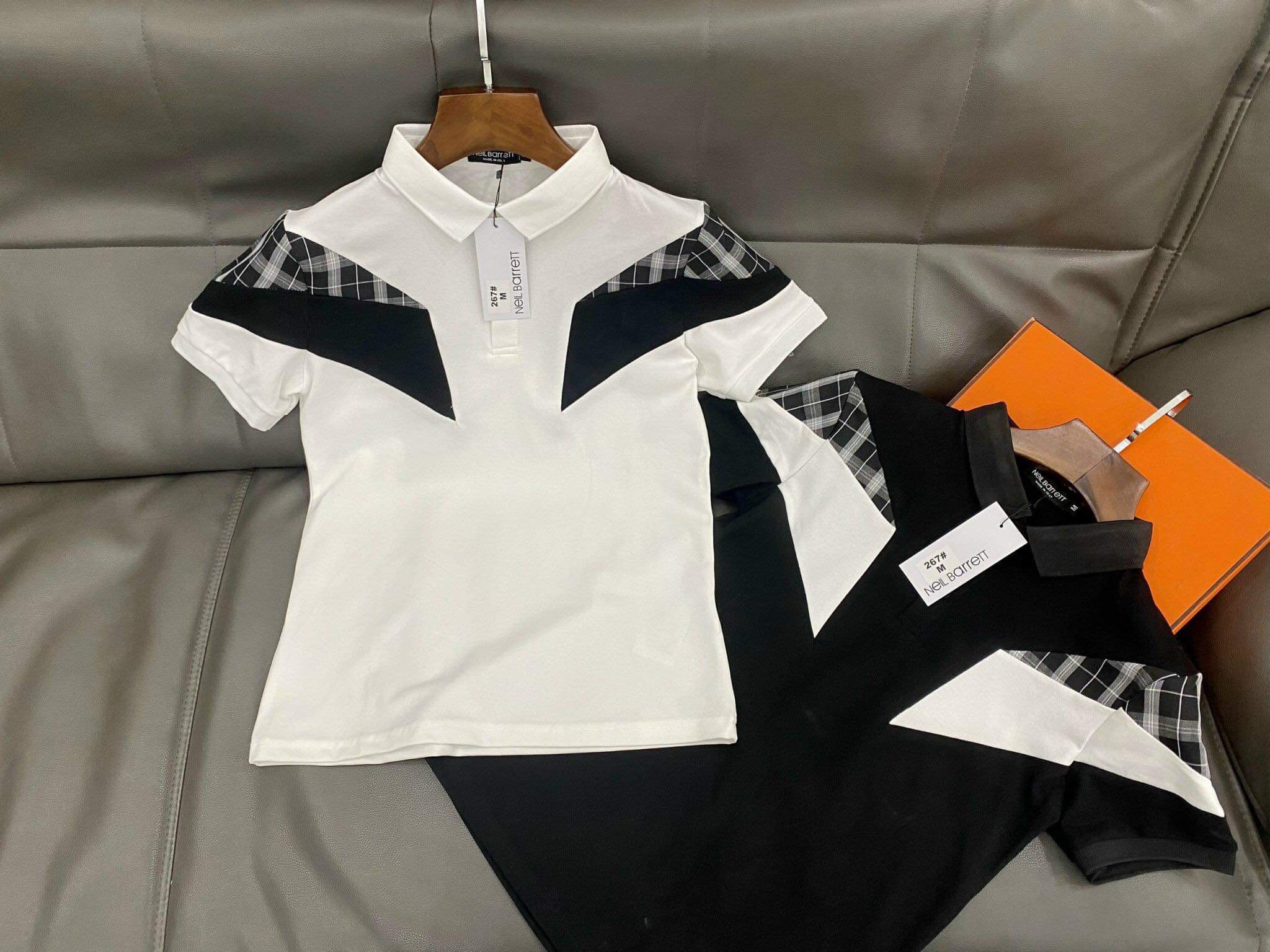 Áo thun có cổ nam, Áo polo nam phối caro chất liệu Poly cotton dày dặn phong cách thể thao full size 35-85kg