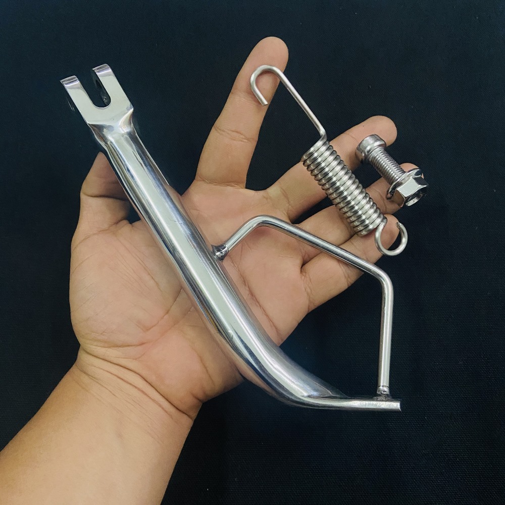 [KÈM LÒ XO] CHÂN CHỐNG INOX KHÔNG RỈ SÉT TRANG TRÍ XE VARIO,CLICK CAO CẤP (MÀU BẠC)