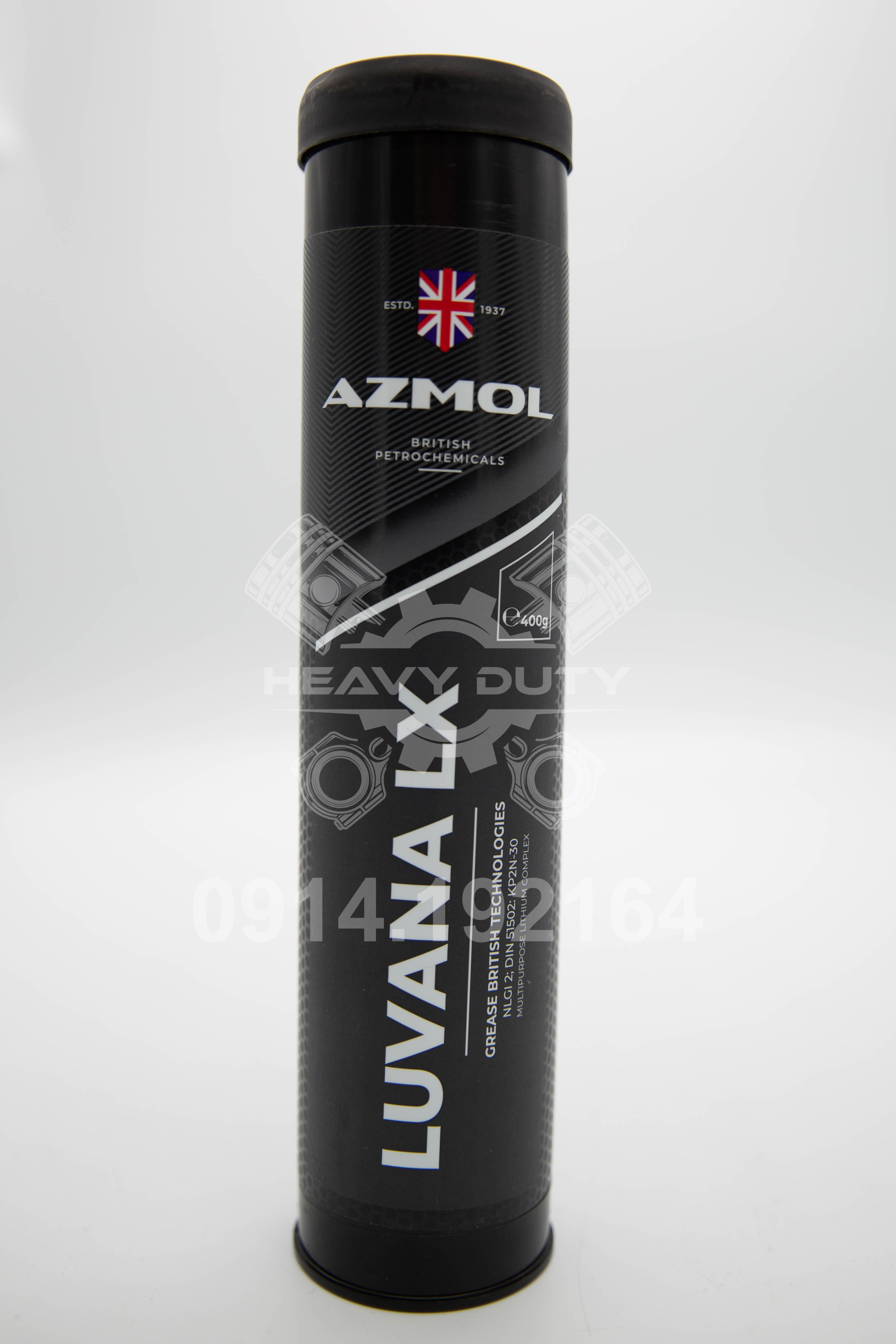 Mỡ bò cao cấp chịu nhiệt kháng mài mòn - azmol luvana lx lithium complex