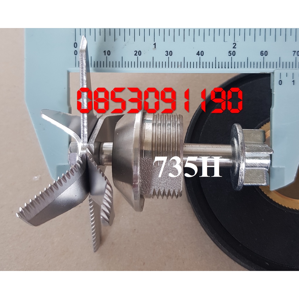 Phụ kiện cụm dao kèm gioăng và khế 4 chấu máy làm sữa hạt Ranbem 735h, 735i-giadungdiepchi