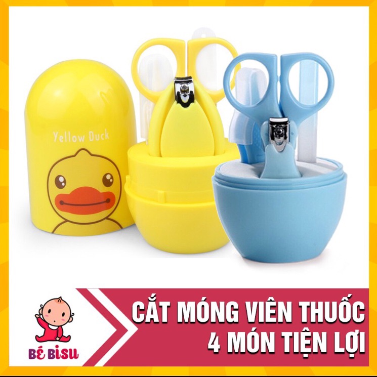 Bộ cắt bấm móng tay cho bé 4 chi tiết sắc bén, tiện lợi