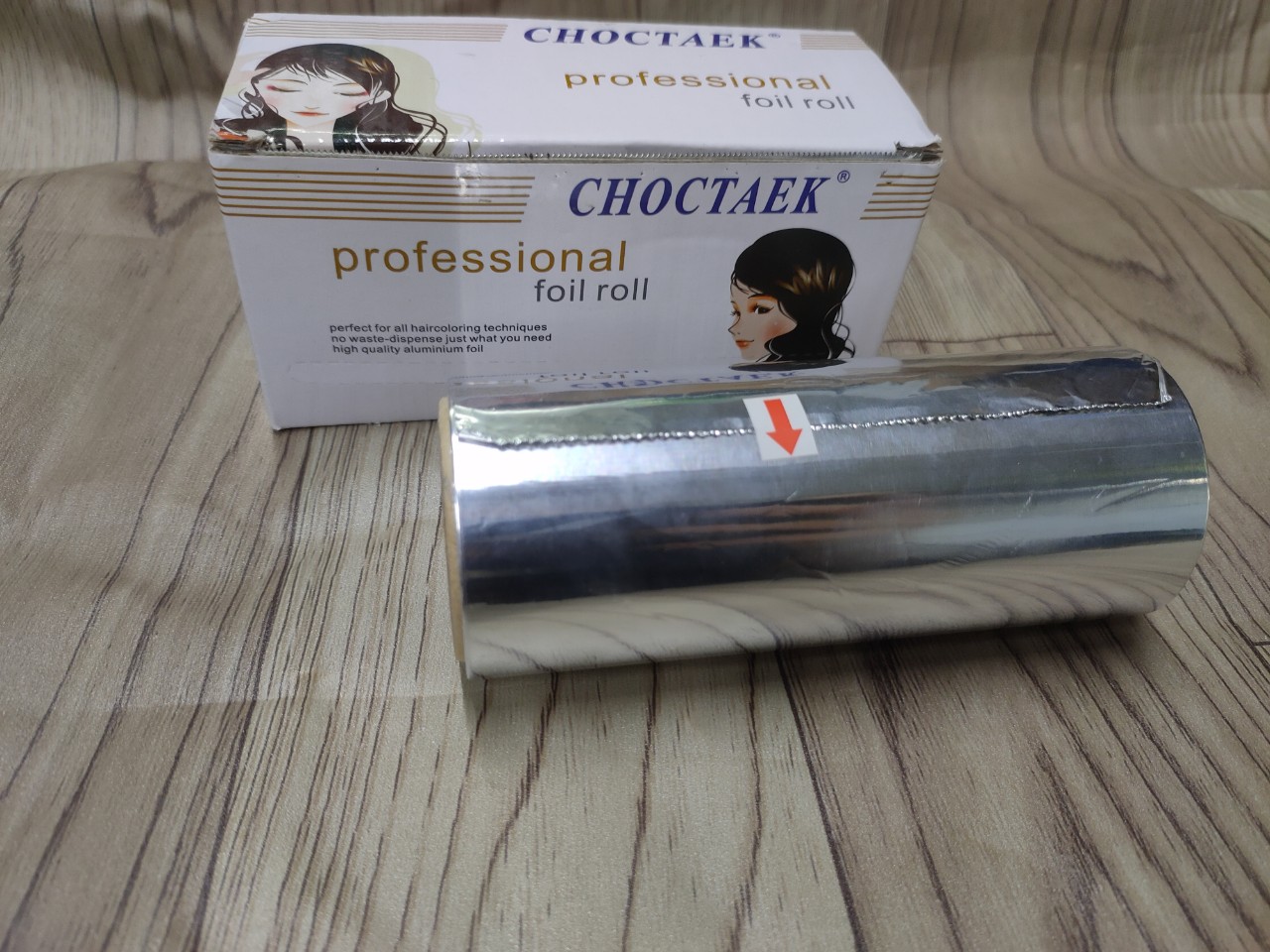 Giấy bạc cuộn 400gram x ngang 10cm choctaek hộp trắng