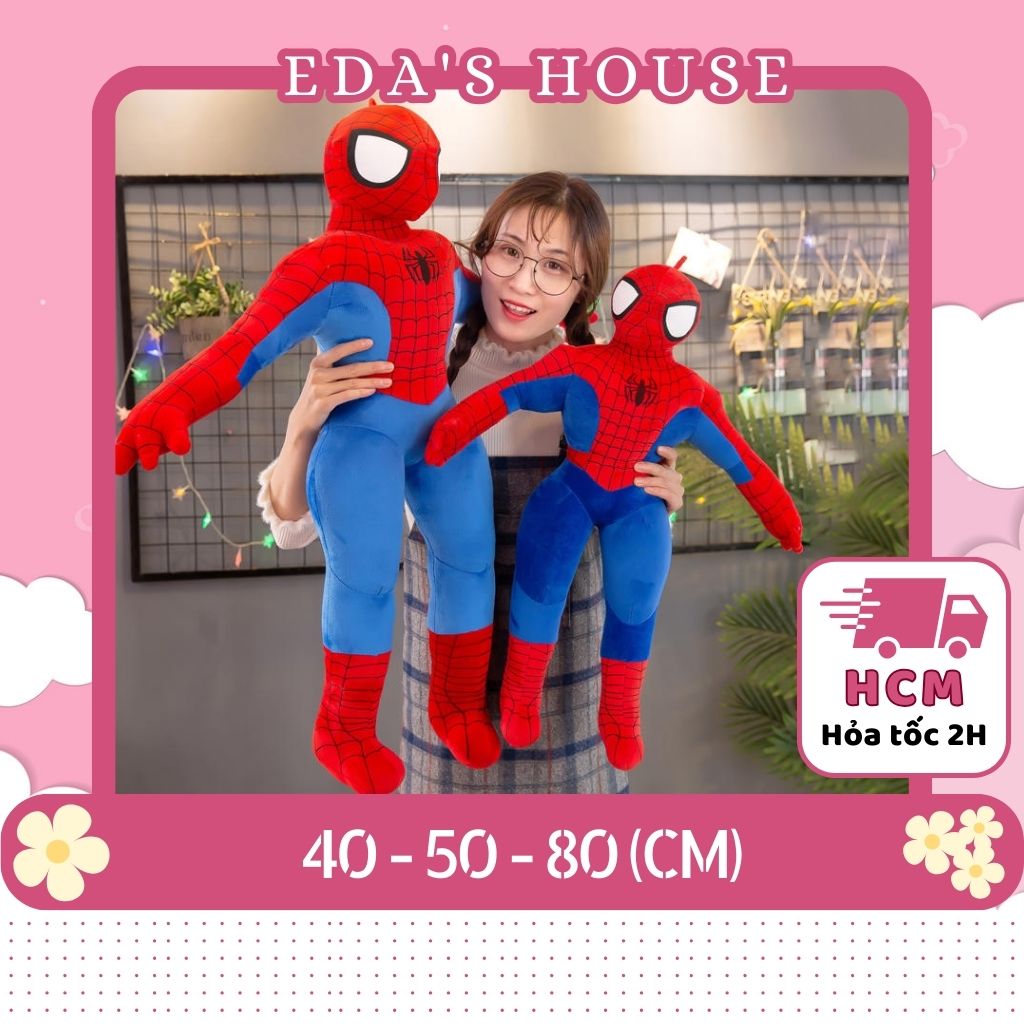   HCM-Hỏa tốc 2h  Gấu bông gối ôm siêu nhân người nhện cho bé siêu ngầu đủ kích thước EDA'S HOUSE 
