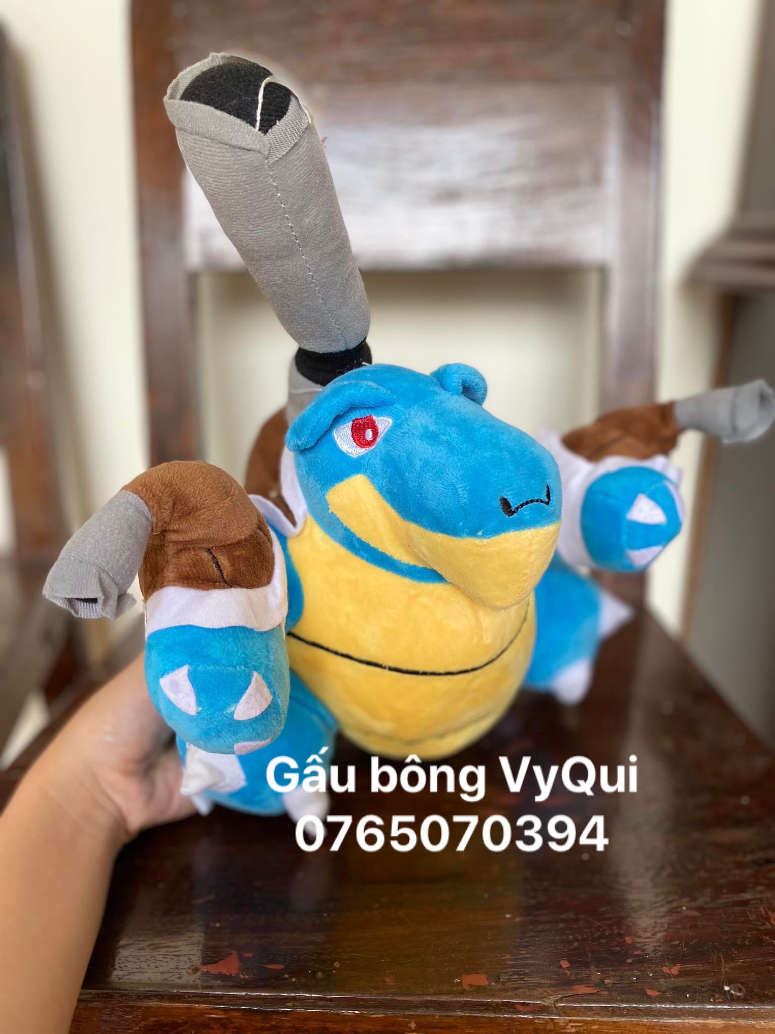 Gấu bông rùa Pokemon tiến hoá cấp 3