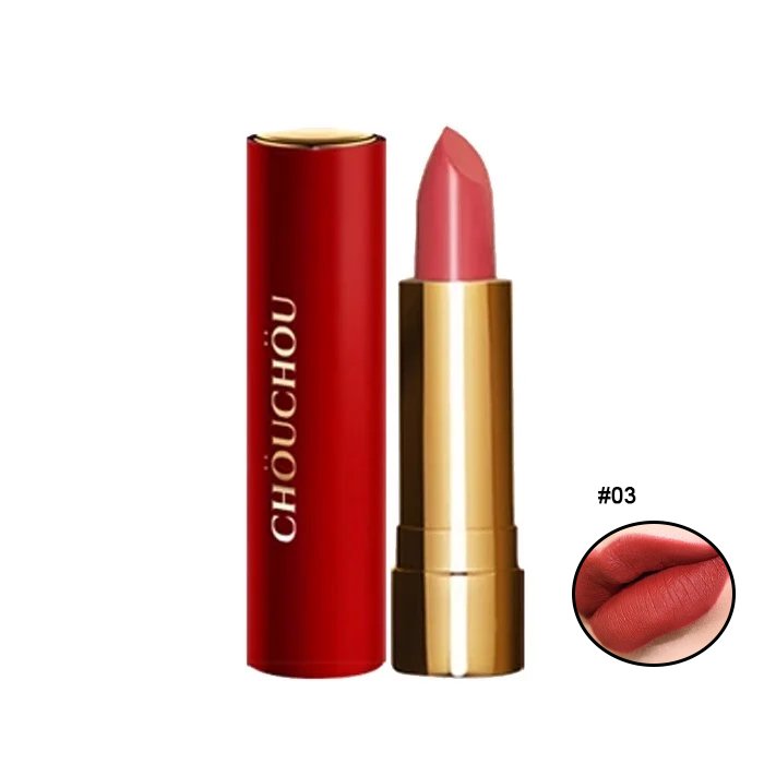Son lì Chou Chou Red Limited Edition 03 Marsala - Đỏ gạch