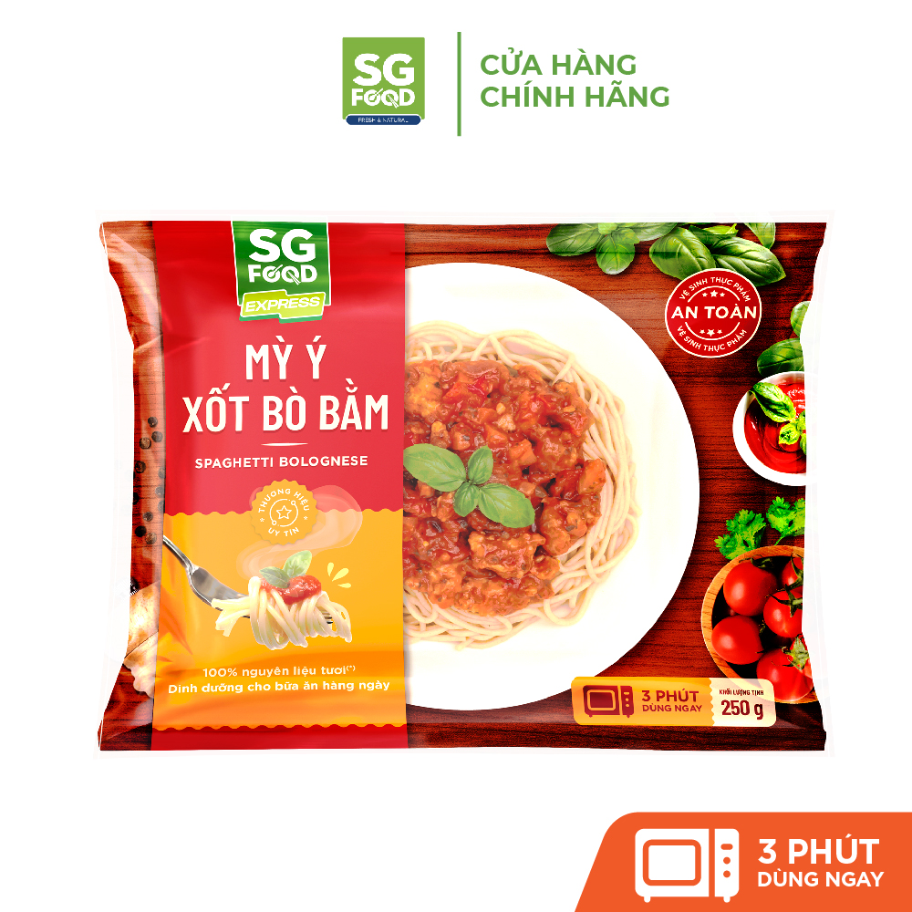 Mỳ Ý Xốt Bò Bằm SG Food 250g