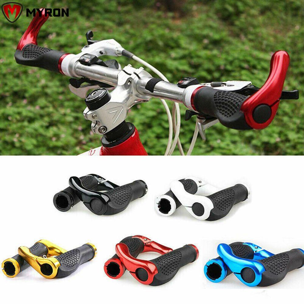 Set 2 vỏ bọc tay cầm xe đạp thể thao MTB bằng cao su mềm đa màu thời trang
