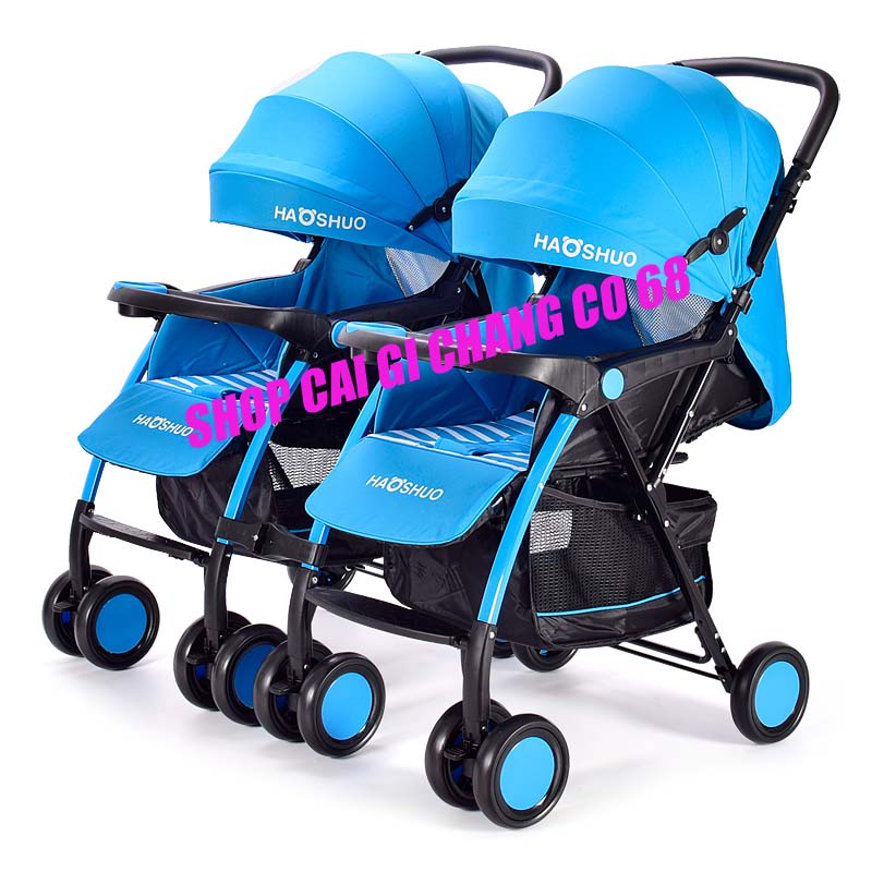 XE ĐẨY SINH ĐÔI TÁCH RỜI ĐƯỢC CHO BÉ TỪ 0 ĐẾN 24 THÁNG TUỔI HÀNG ĐẸP