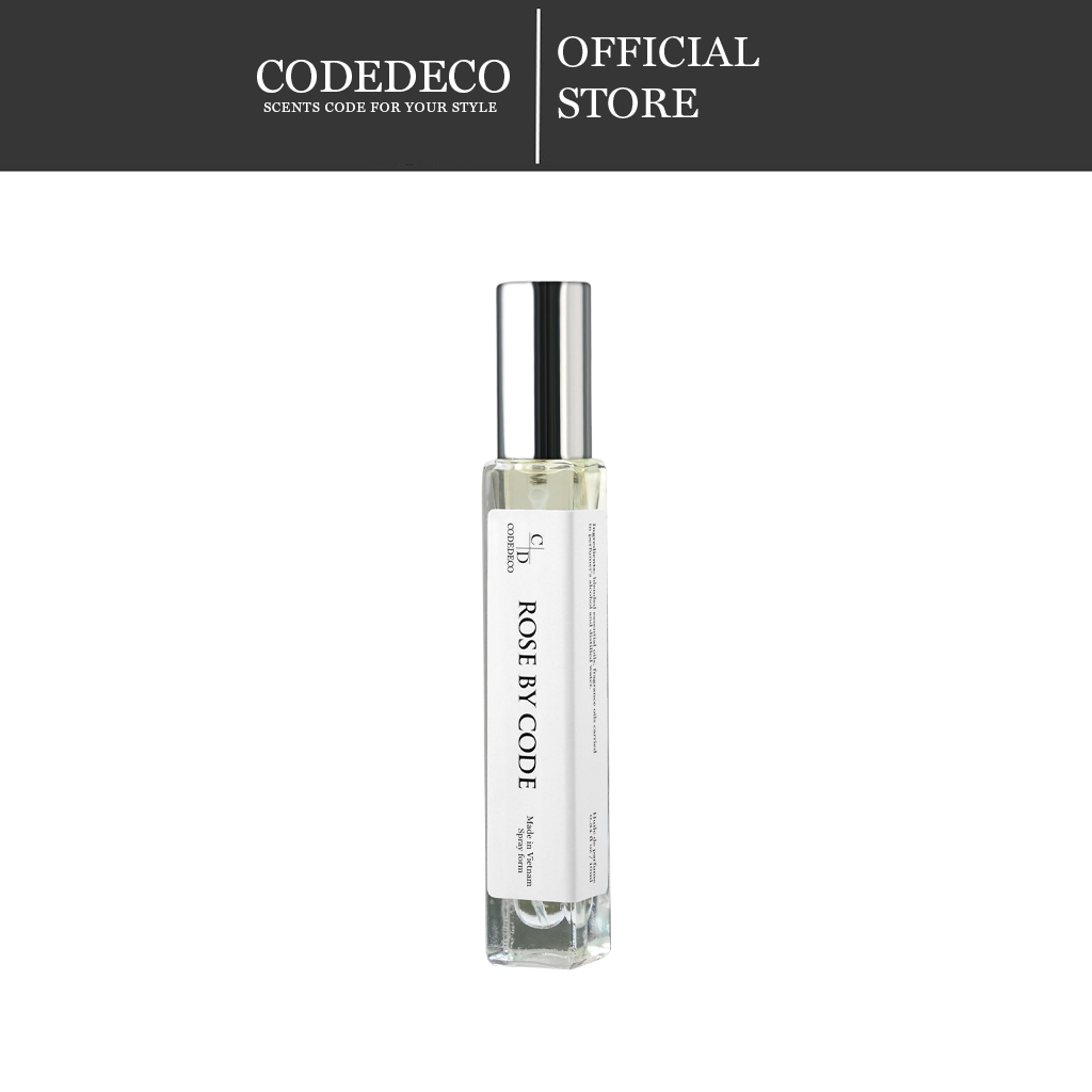 Tinh dầu nước hoa codedeco rose by code thanh lịch, bí ẩn, thu hút 10ml