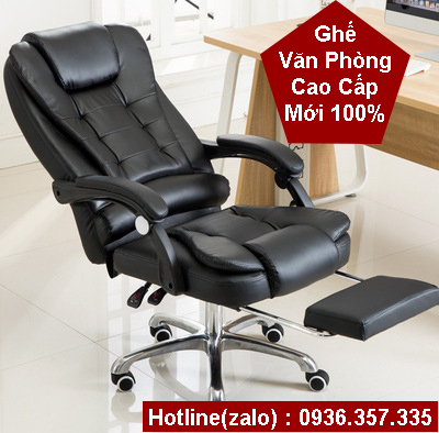 Ghế ,Ghế Xoay Văn Phòng ,Ghế Giám Đốc , Ghế Làm Việc Có Để Chân Kèm Masage Lưng Tiện Dụng