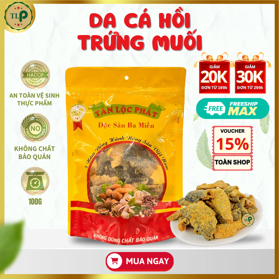 Da cá hồi trứng muối tân lộc phát bịch 100g
