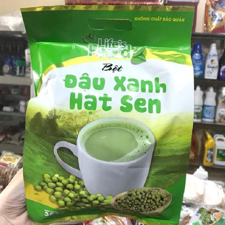 Bột đậu xanh hạt sen uống liền bịch 300g