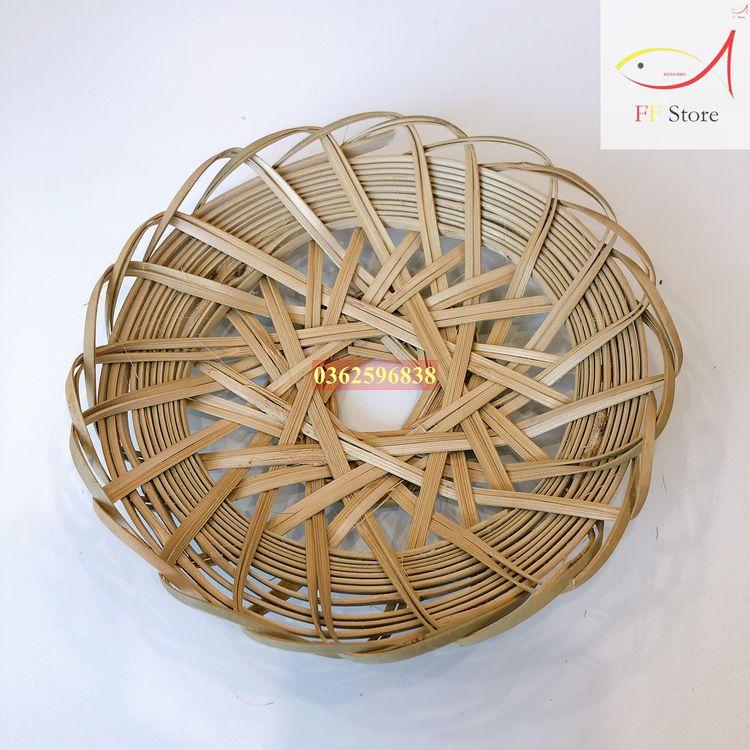 Bộ 20 rế tre lót nồi niêu làm từ tre cứng 16cm