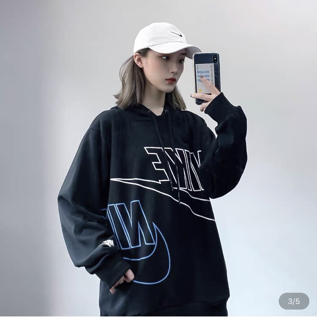[HCM]SIÊU PHẨM ÁO HOODIE NỮ CAO CẤP PHOM RỘNG HỌA TIẾT CHỮ (Chuẩn Hình) HJU88