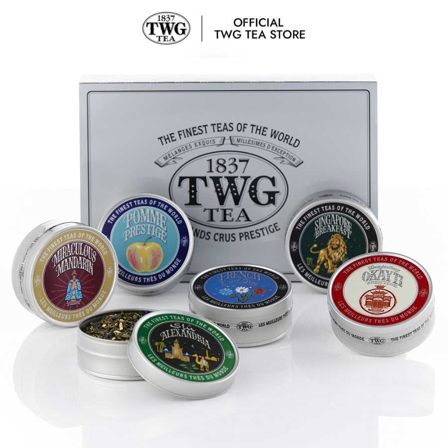 Trà twg tea - world voyage new year's tea set | set trà