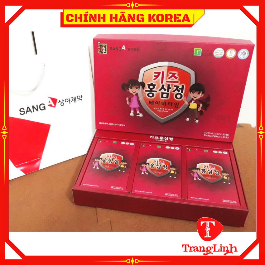 Hồng sâm baby Sanga hàn quốc, hộp 30 gói - Bổ sung vitamin, tăng chiều cao cho bé - tranglinh