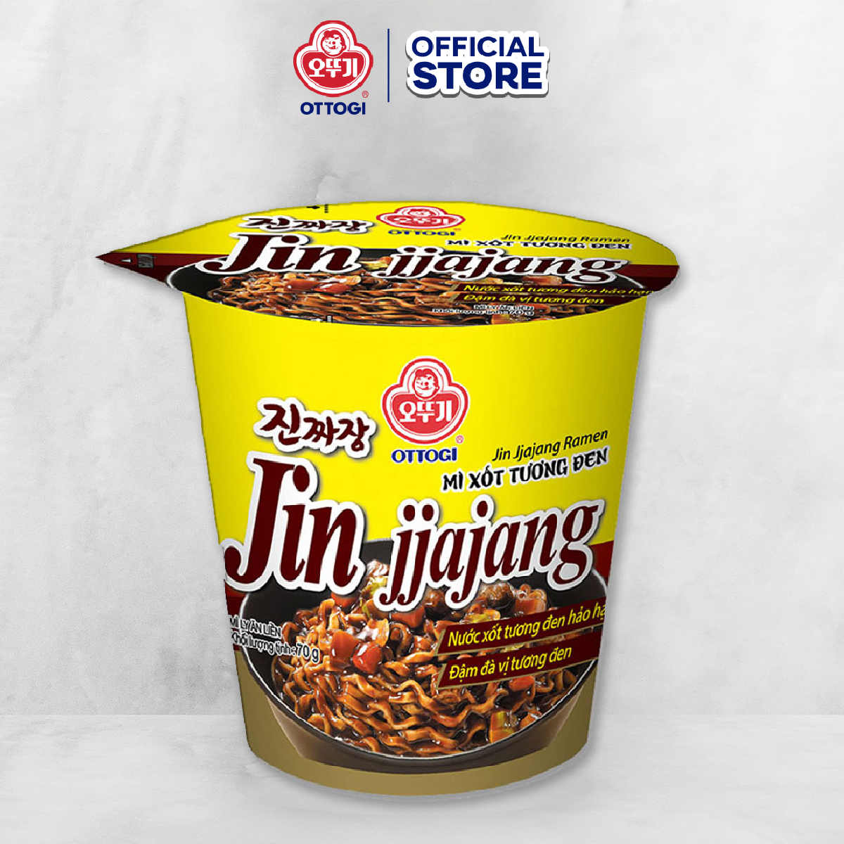 Mì Ly Jin jjajang xốt tương đen Ottogi 70g