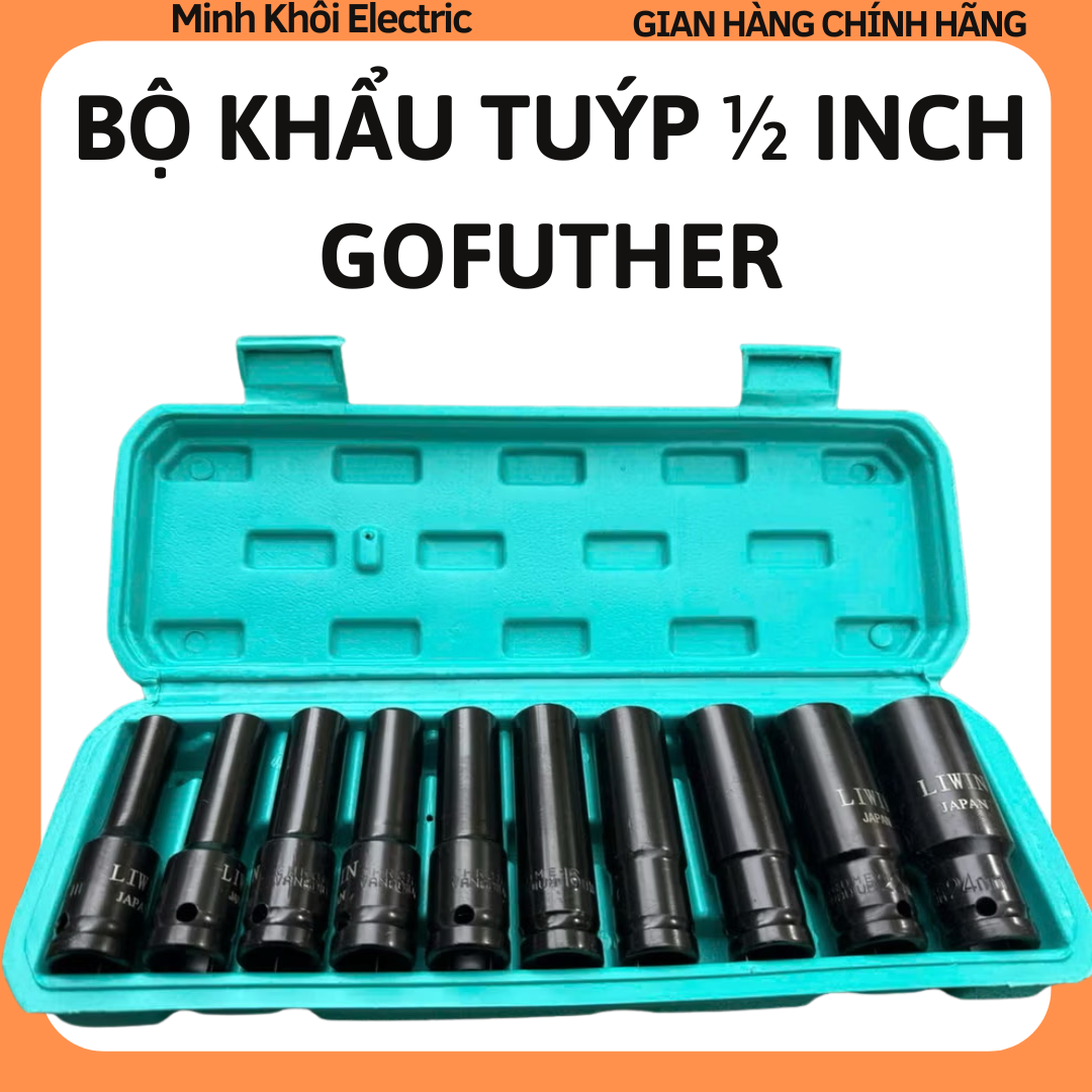Bộ khẩu tuýp dài khí nén,đầu tuýp dài 1/2 inch,đầu tuýp chịu lực,tuýp tháo lắp bulong ốc vít,khẩu tuýp khí nén,đầu khẩu tháo lắp nhanh,khẩu mở ốc khí nén,tuýp mở bulong,bộ khẩu gara ô tô,khẩu tuýp cơ khí