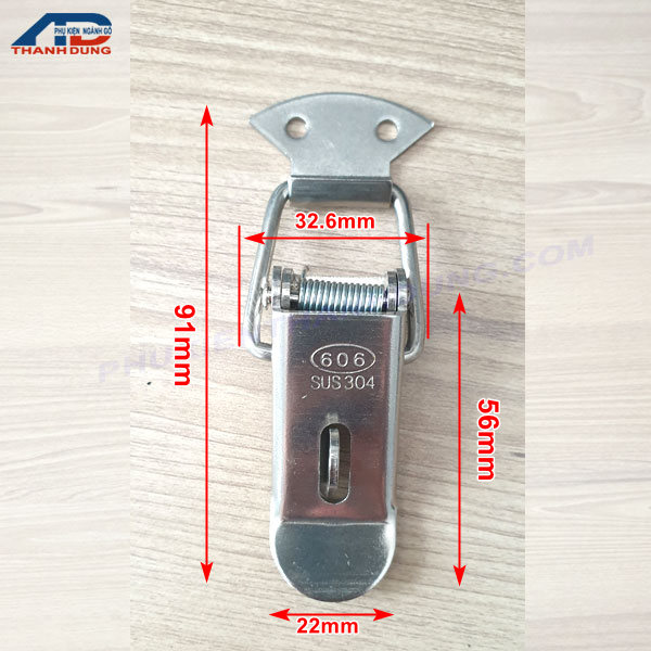 Khóa mỏ vịt inox 304 cao cấp