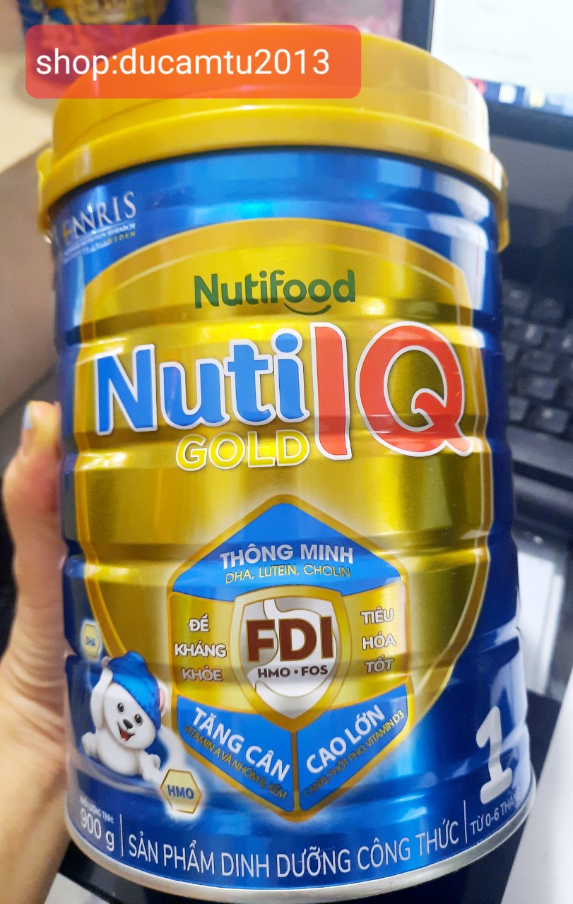 Sữa bột nuti iq gold 1 900g hsd 3-2024