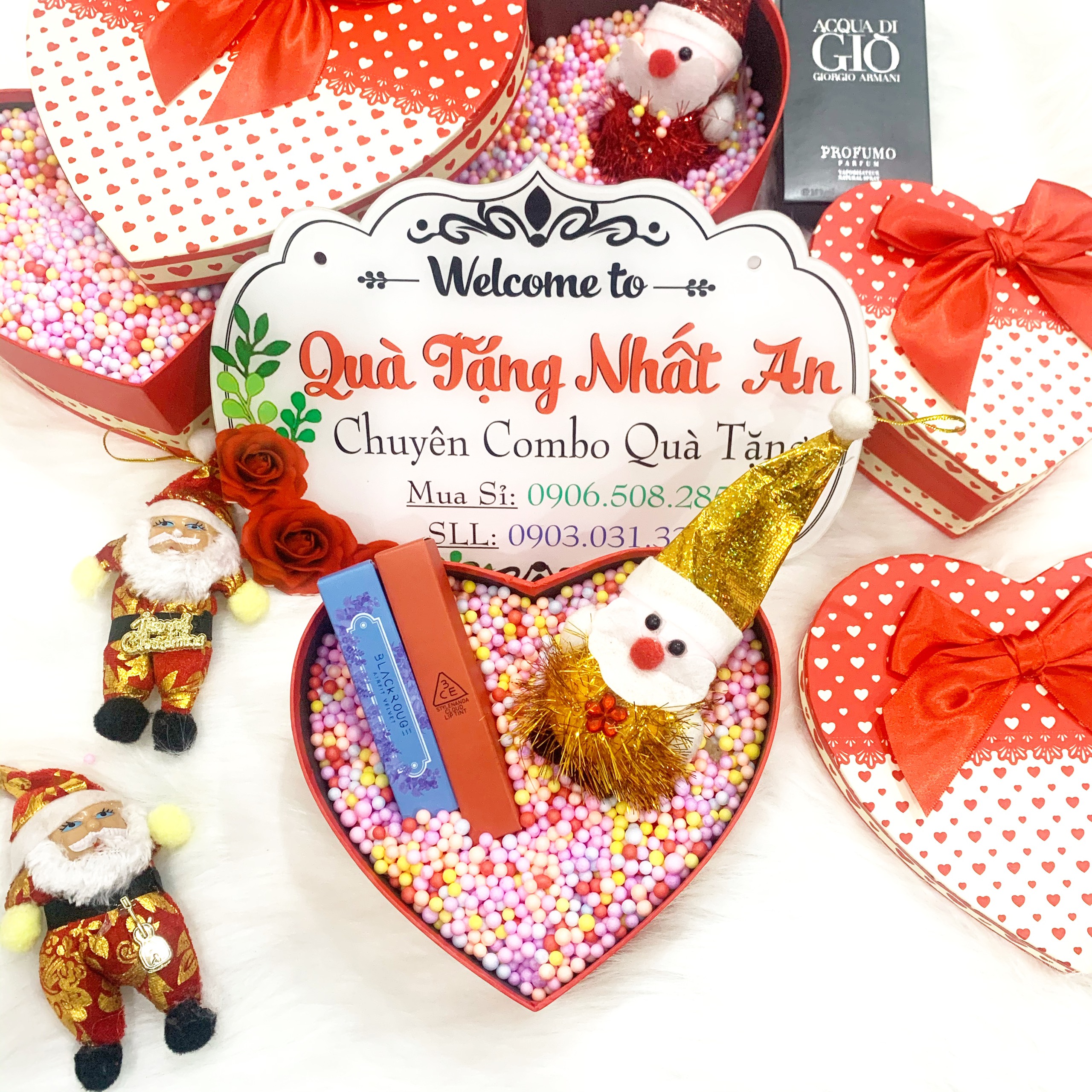 [HCM][Combo 2 Noel] Combo son quà tặng bạn gái chuyên biệt cho lễ Noel. Combo quà tặng ngày lễ kỷ niệm đặc biệt Nhất An