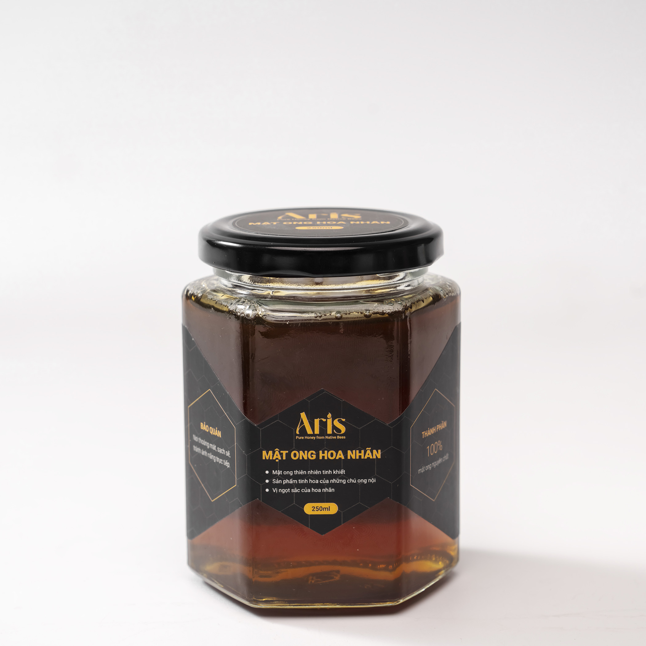 Mật ong hoa nhãn nguyên chất aris 250ml