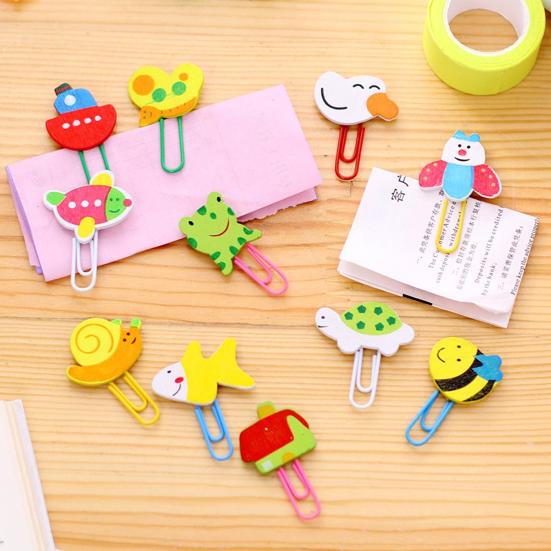 Combo 5 Cái bookmark kẹp dễ thương