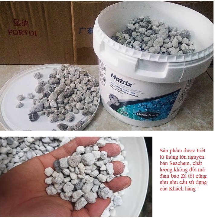 Vật liệu lọc cao cấp Matrix Seachem làm sạch nước tăng vi sinh