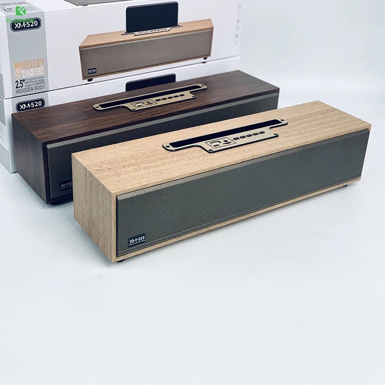 Loa bluetooth võ gỗ xm-520 20w. loa xm 520 âm thanh cực đỉnh thiết kế sang trọng bass siêu trầm siêu ấm bh 6 tháng